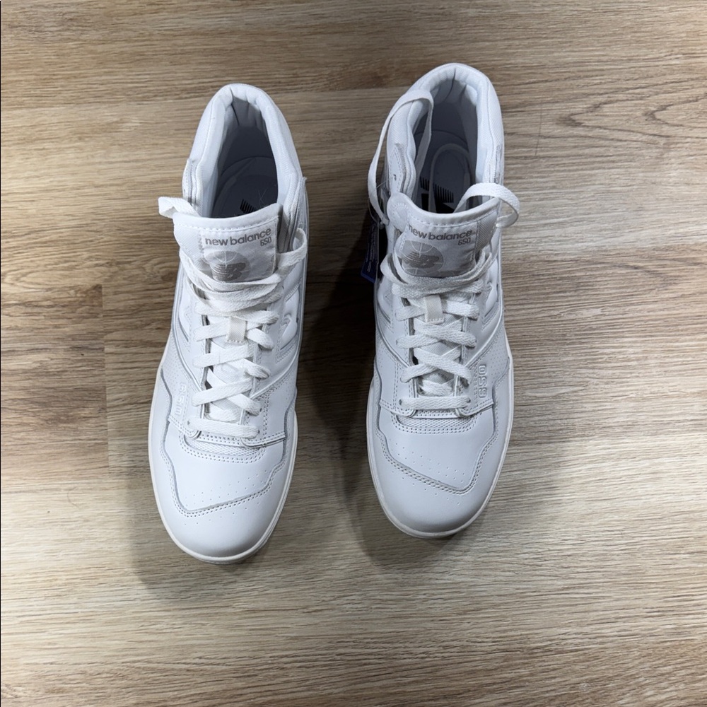 New Balance White Athletic Shoes